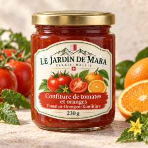 Confiture de tomates et oranges