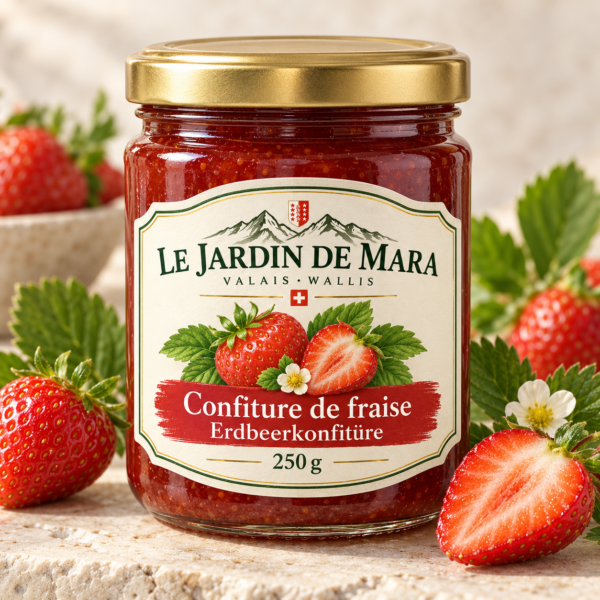 Confiture de fraises – Le Jardin de Mara